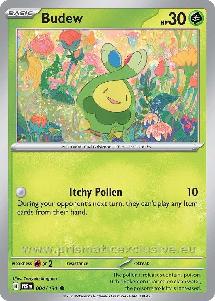 Budew standard card