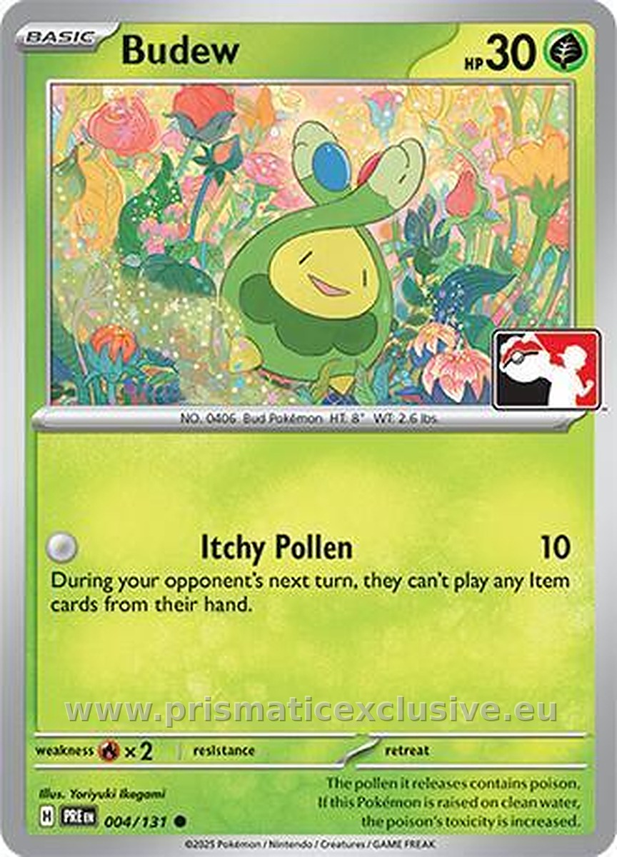 Budew Prize Pack Non-Holo card