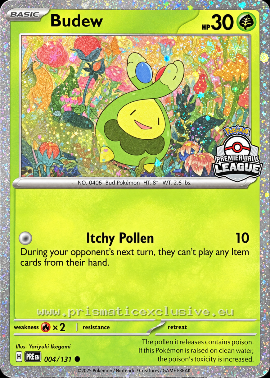 Budew - Premier Ball League - Cosmos Holo