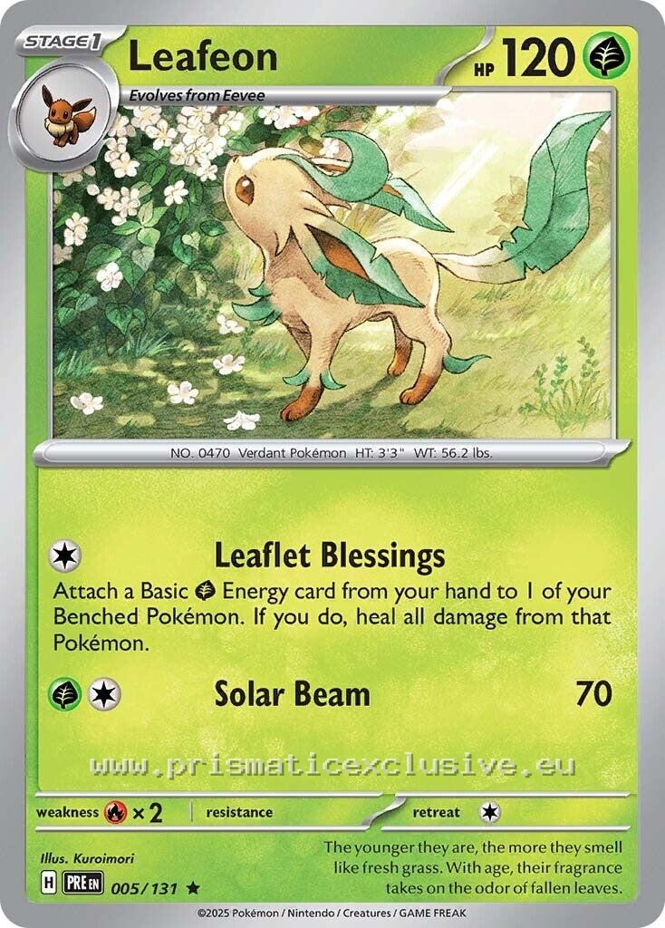 Leafeon - Base Set Card