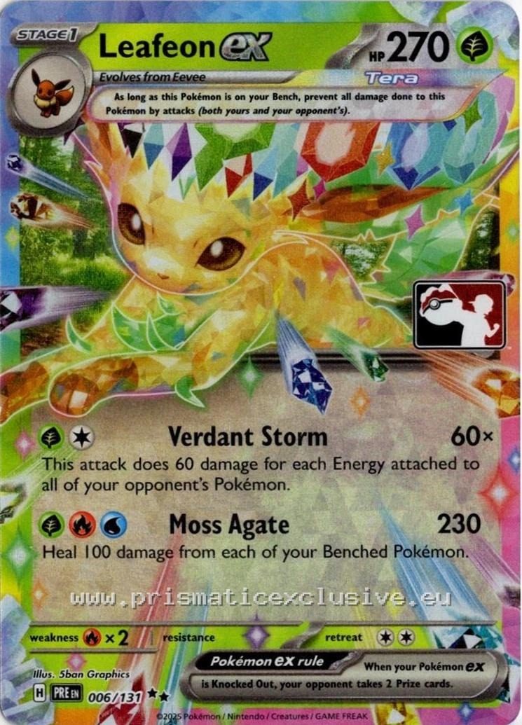 Leafeon EX - Prize Pack