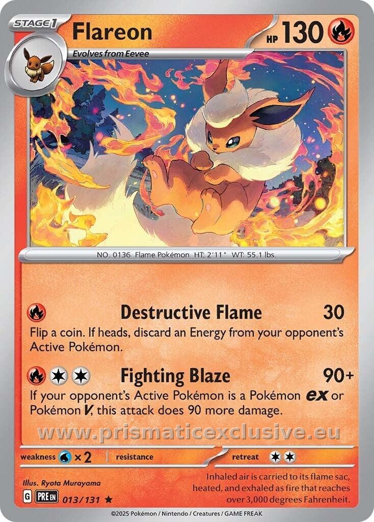 Flareon standard card