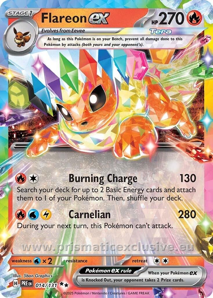 Flareon ex standard card