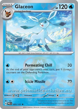 Glaceon Master Ball card