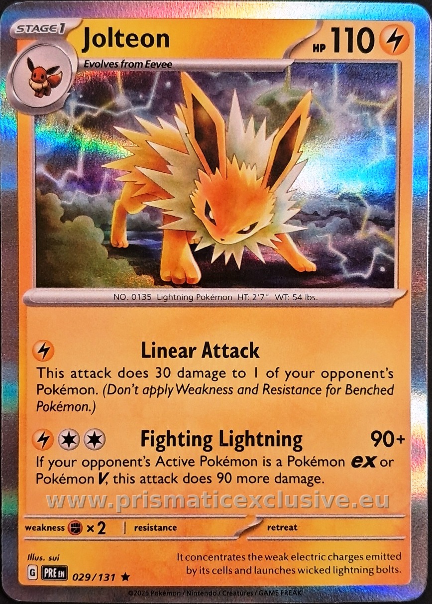 Jolteon standard card