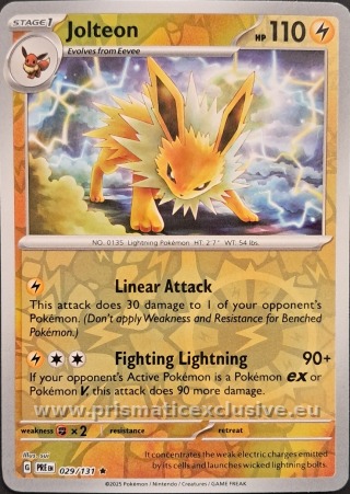 Jolteon Reverse Holo card