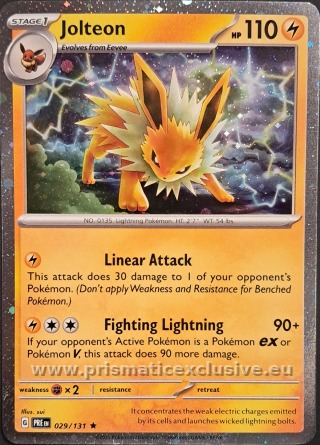 Jolteon Costco Cosmos Holo card