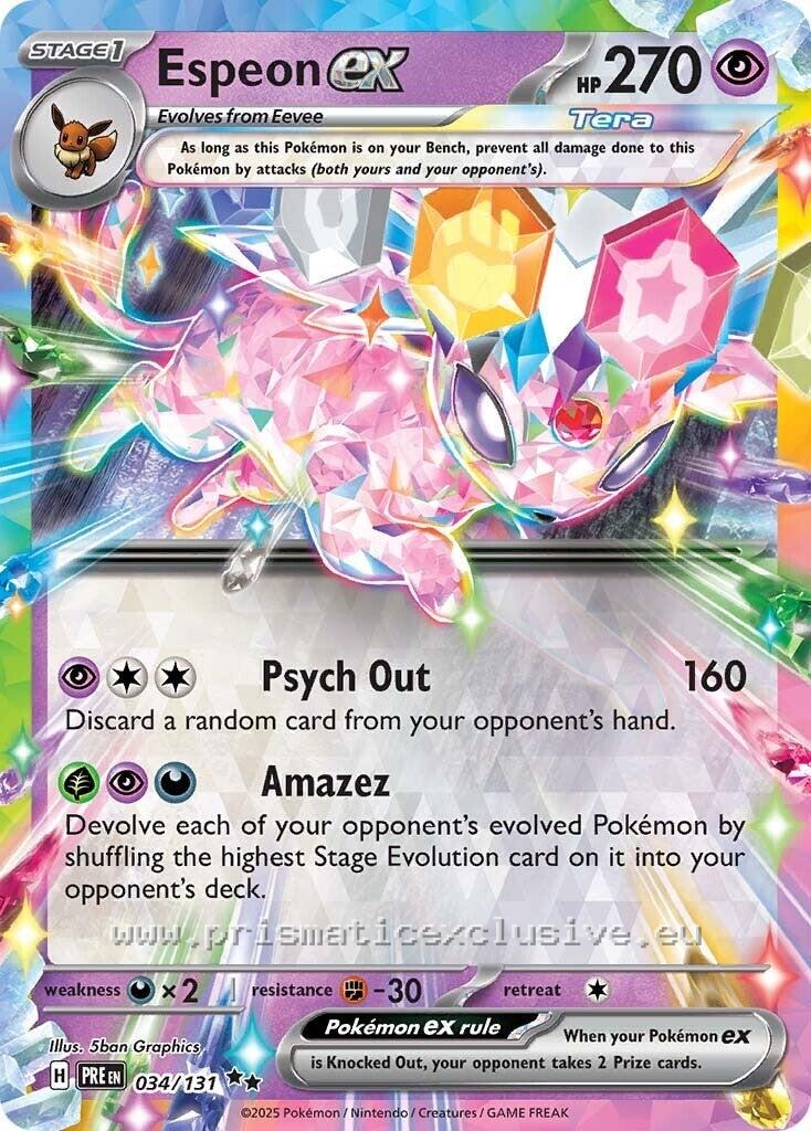Espeon EX - Base Set Card