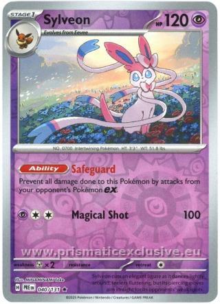 Sylveon Reverse Holo card