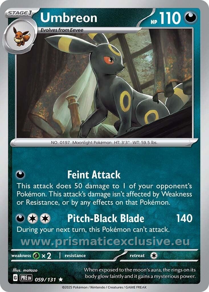 Umbreon standard card