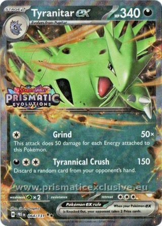 Tyranitar Ex associated variant