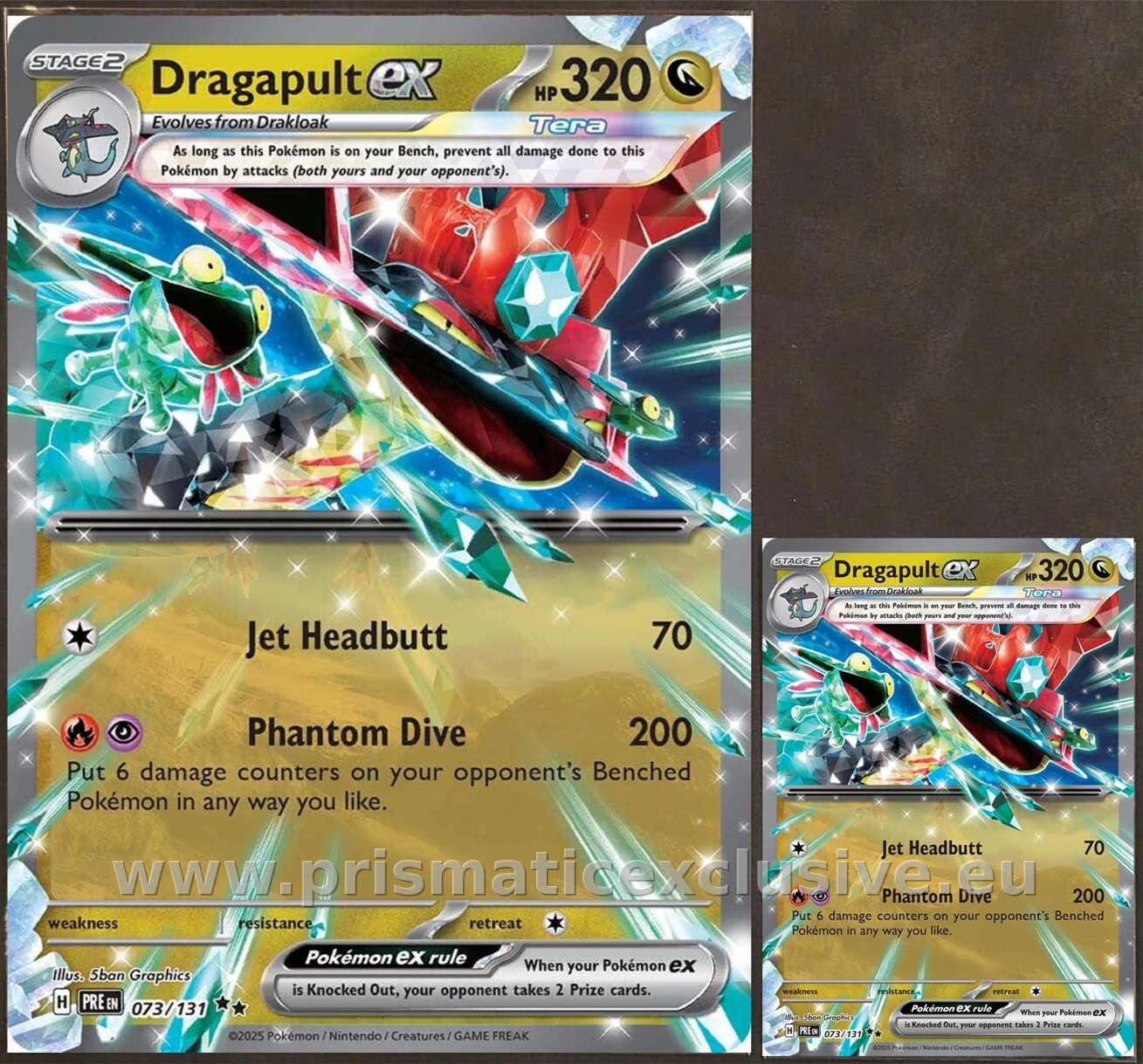 Dragapult ex Jumbo card