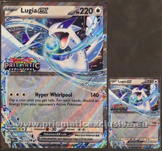 Lugia ex Jumbo — Prismatic stamp left card
