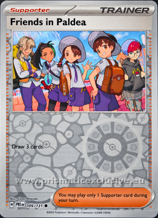 Friends in Paldea Reverse Holo card