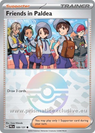 Friends in Paldea Poké Ball card