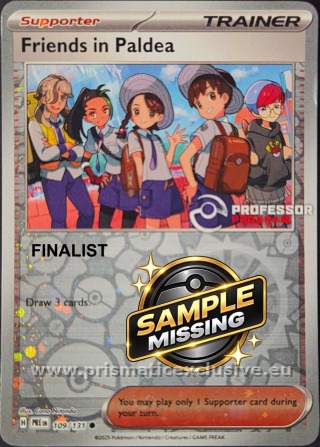 Friends in Paldea Finalist — Cosmos Holo card