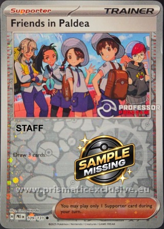 Friends in Paldea Staff — Cosmos Holo card
