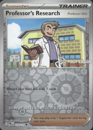 Professor Oak Professor Program Stamp — Reverse Holo card