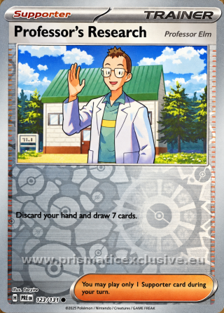 Professor Elm Reverse Holo card