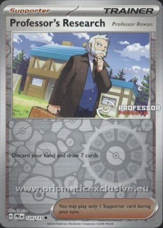 Professor Rowan Professor Program Stamp — Reverse Holo card