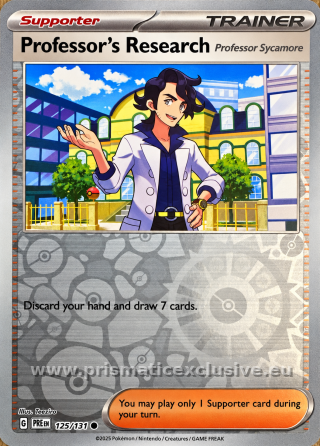 Professor Sycamore Reverse Holo card
