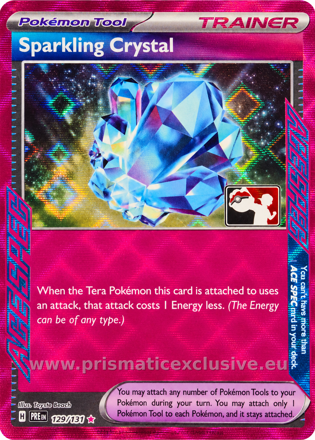 Sparkling Crystal Prize Pack holo card