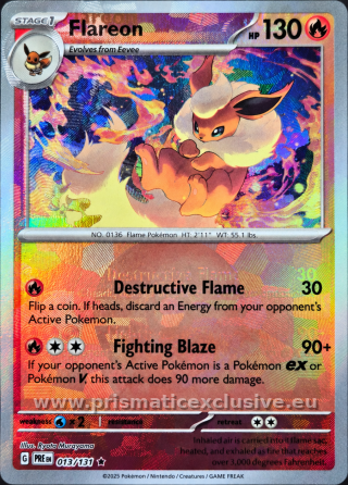 Flareon misprint - front 1